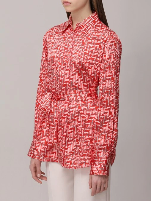 Блуза шелковая KITON