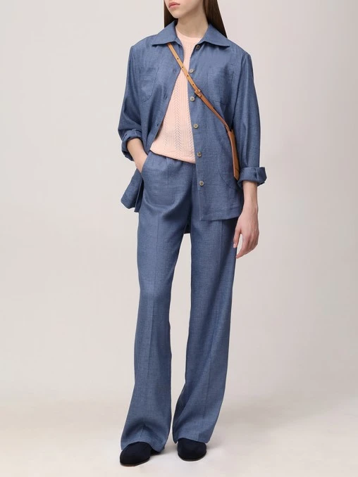 Рубашка льняная KITON