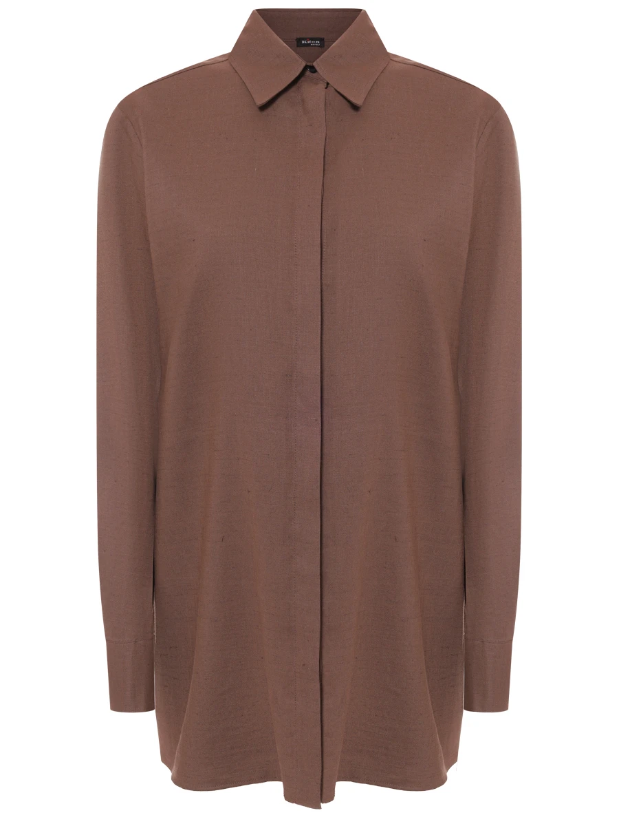 Рубашка изо льна и вискозы