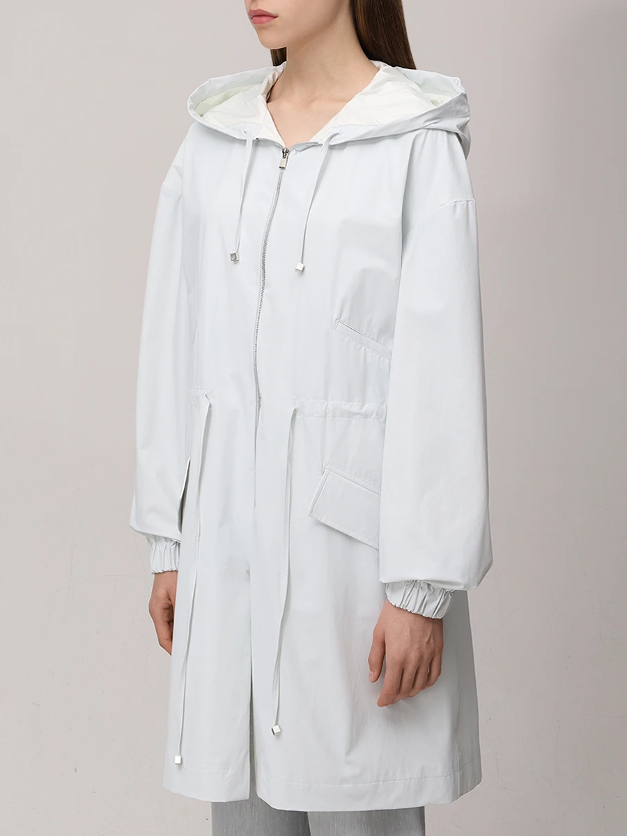 Плащ однотонный