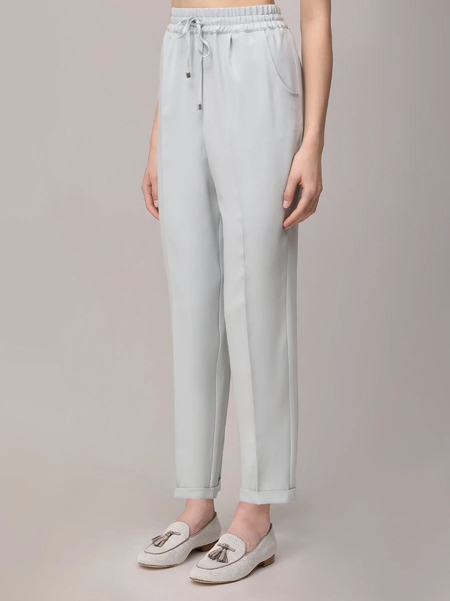 Брюки шелковые