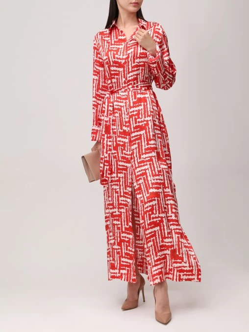 Платье-рубашка шелковое KITON