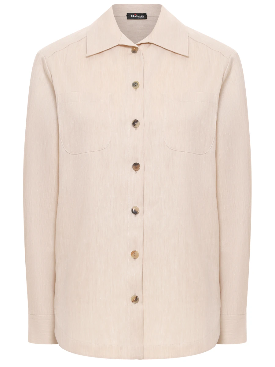 Рубашка изо льна и шерсти