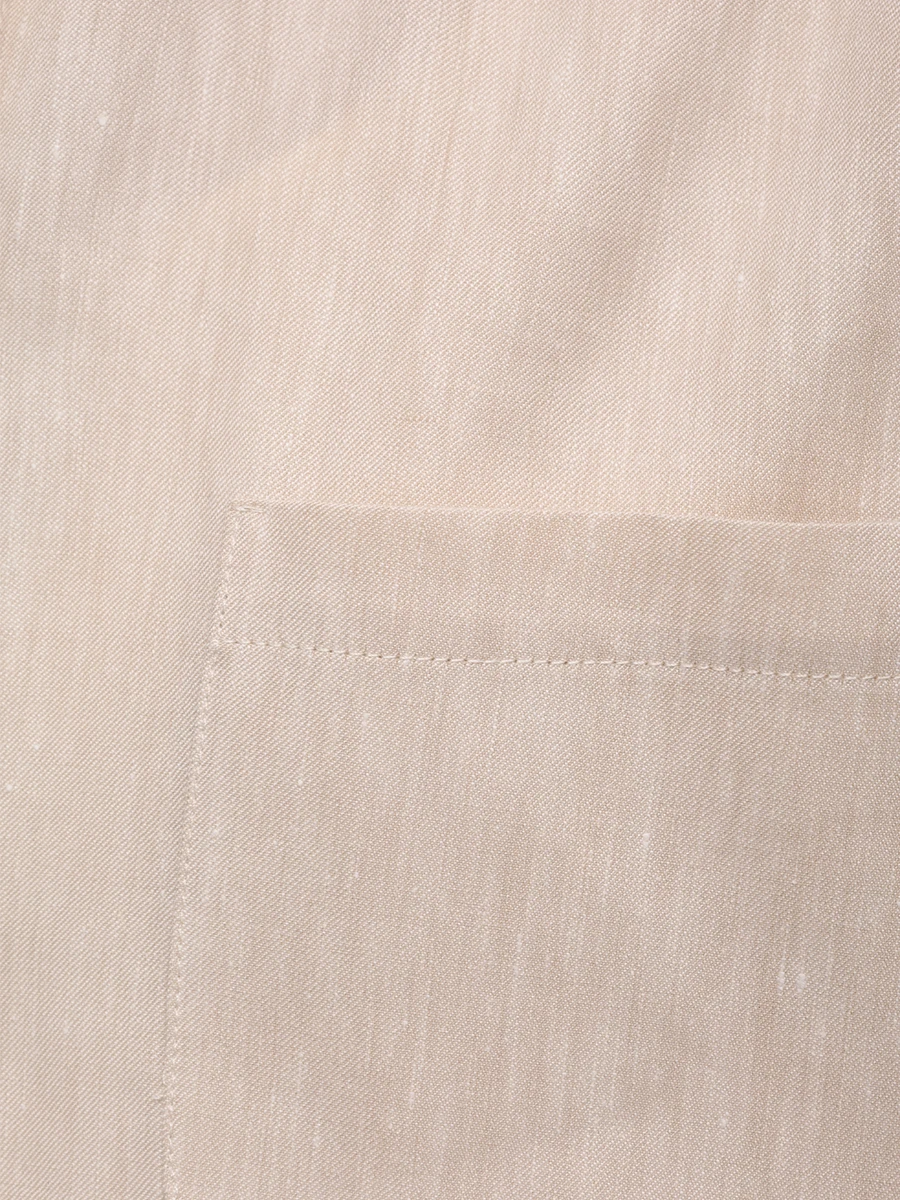 Рубашка изо льна и шерсти