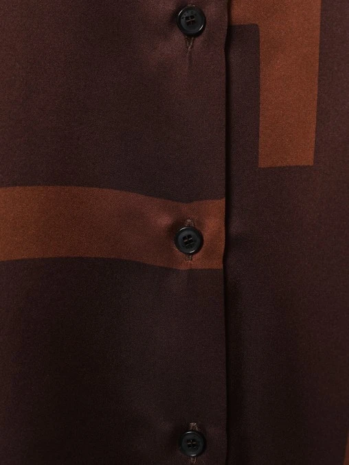 Блуза шелковая KITON