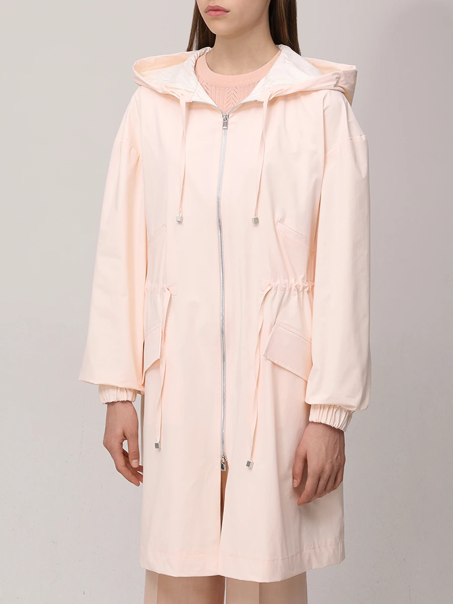 Плащ однотонный