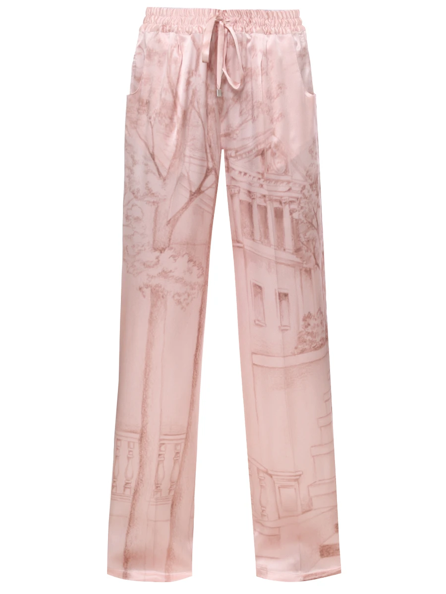 Брюки шелковые