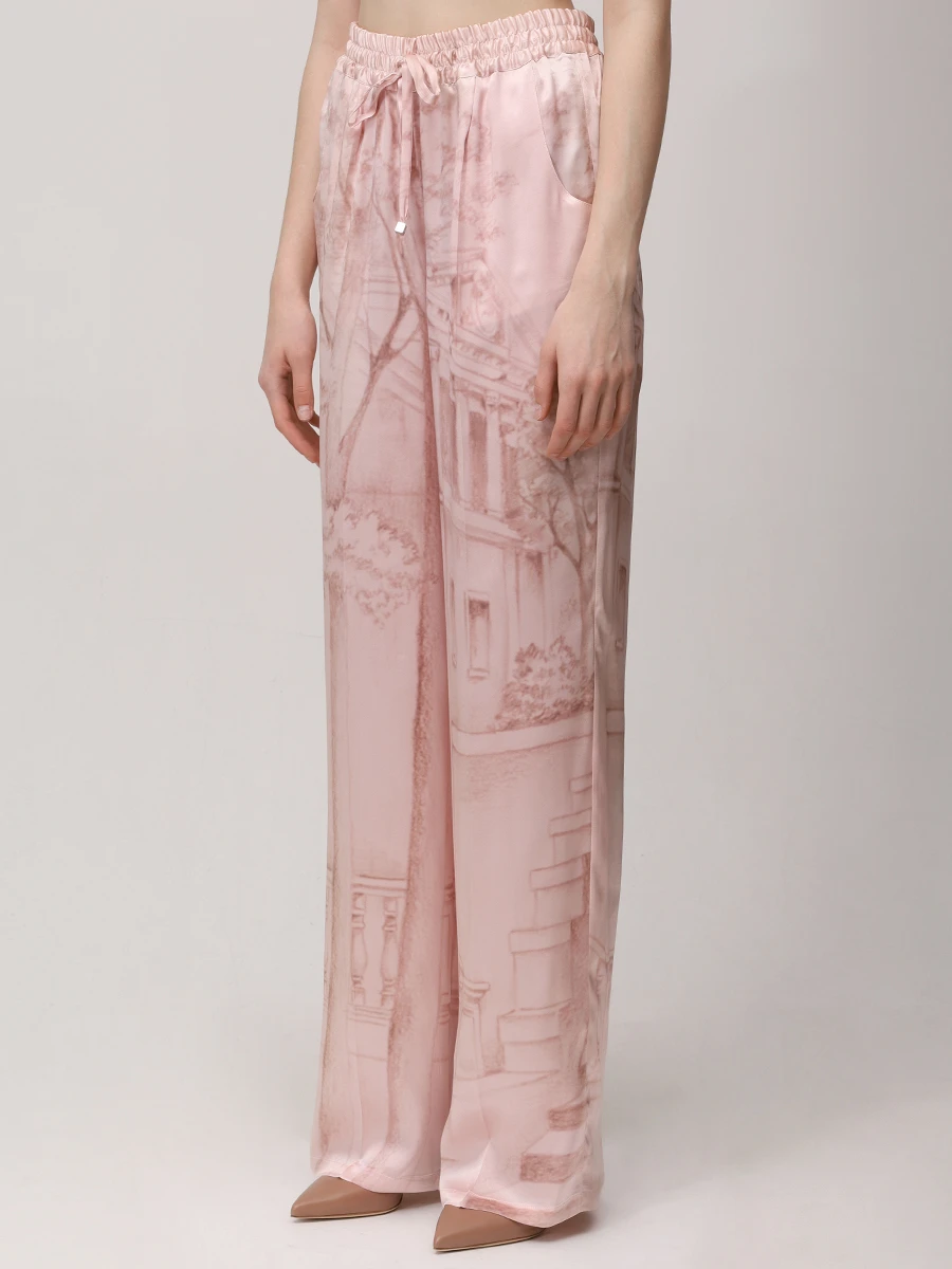 Брюки шелковые