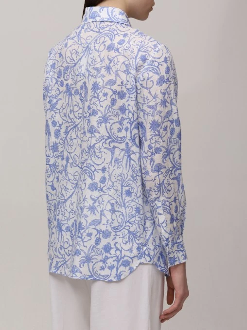 Рубашка льняная KITON