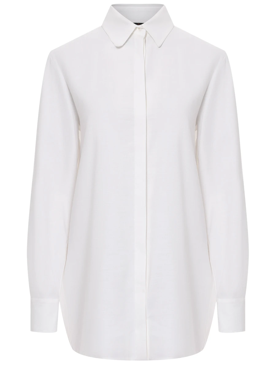 Рубашка изо льна и вискозы