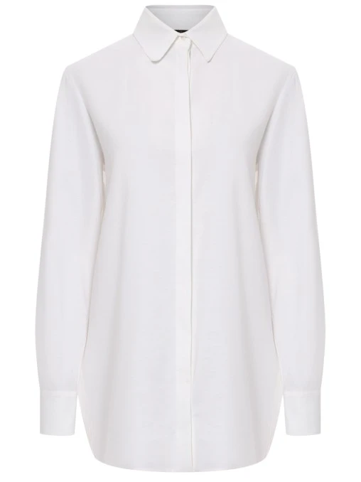 Рубашка изо льна и вискозы KITON