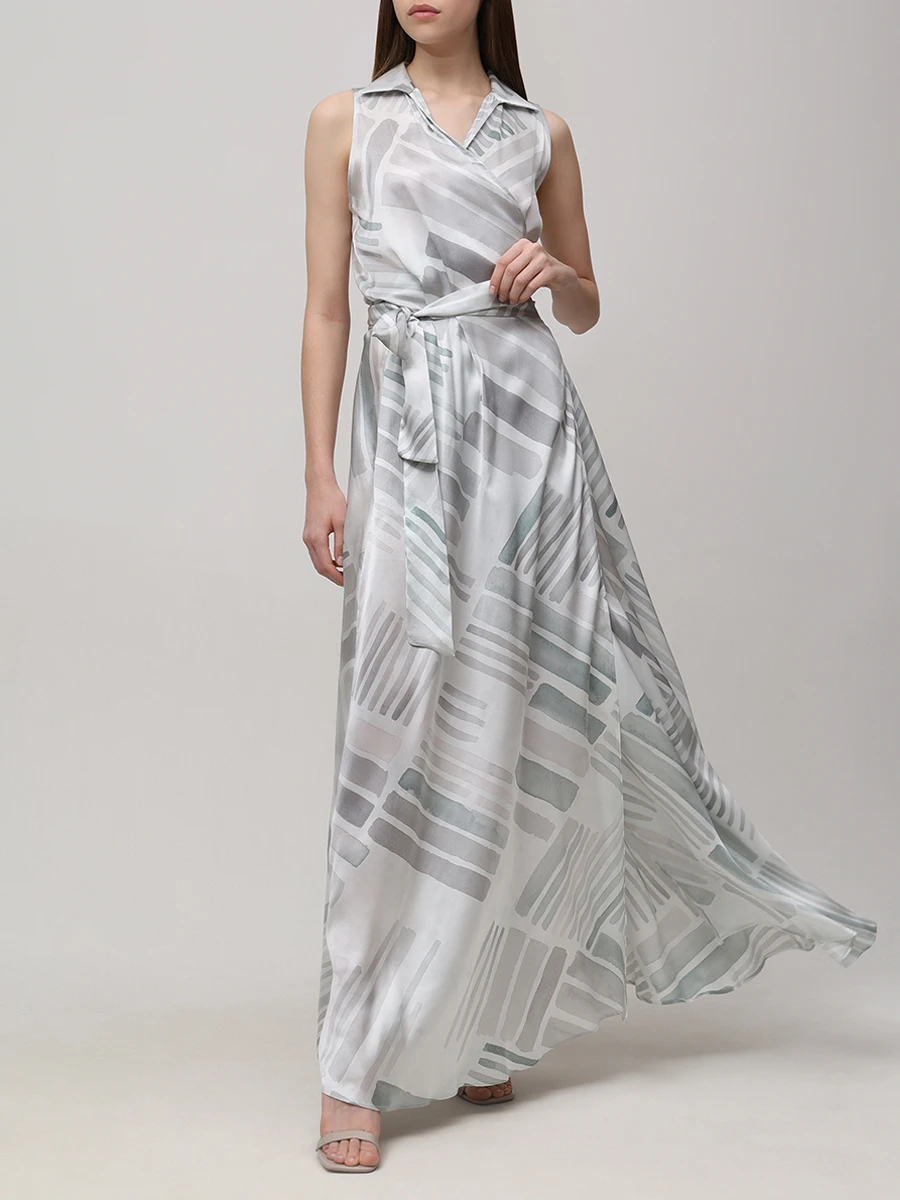 Платье шелковое