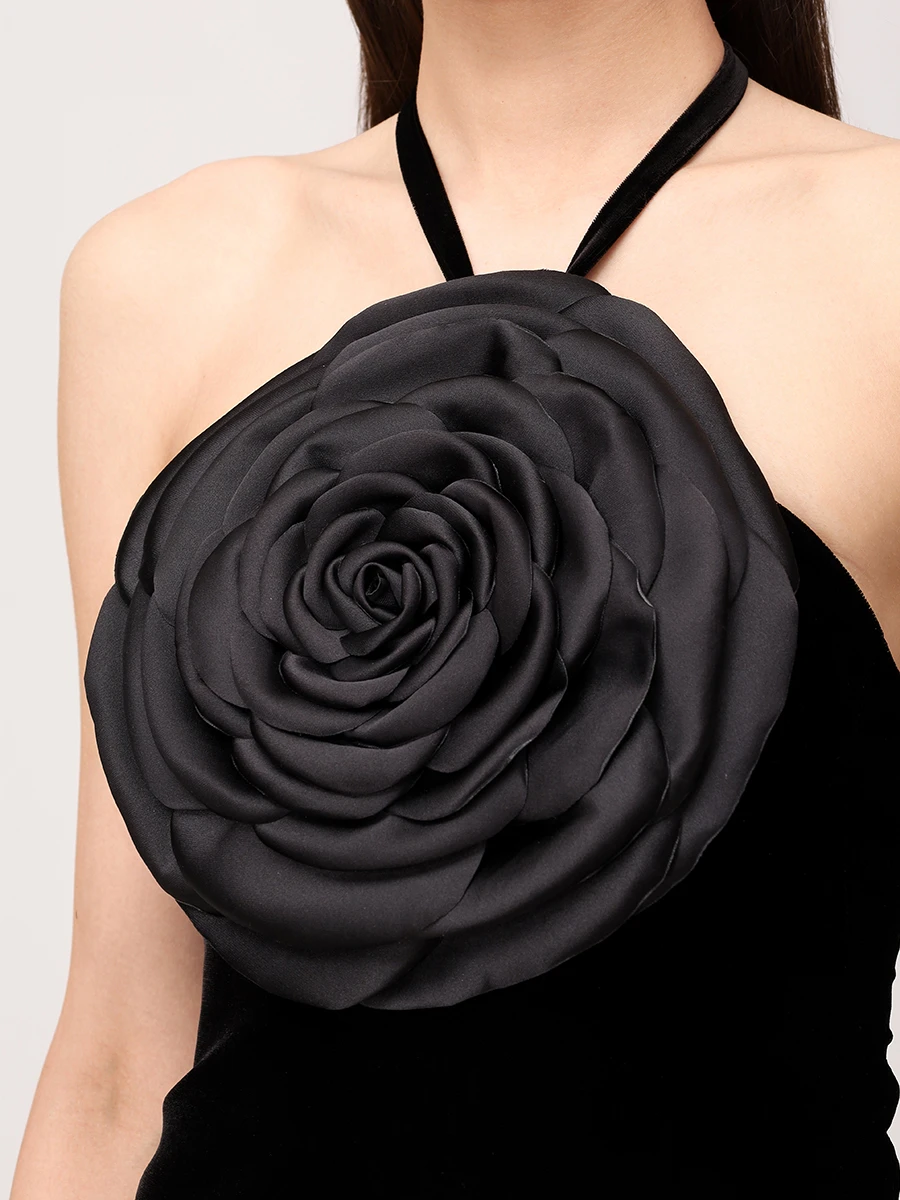 Платье бархатное