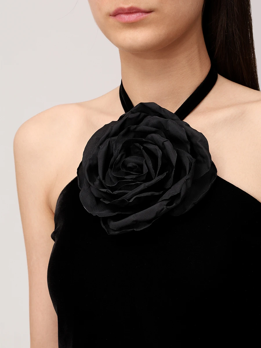 Платье бархатное