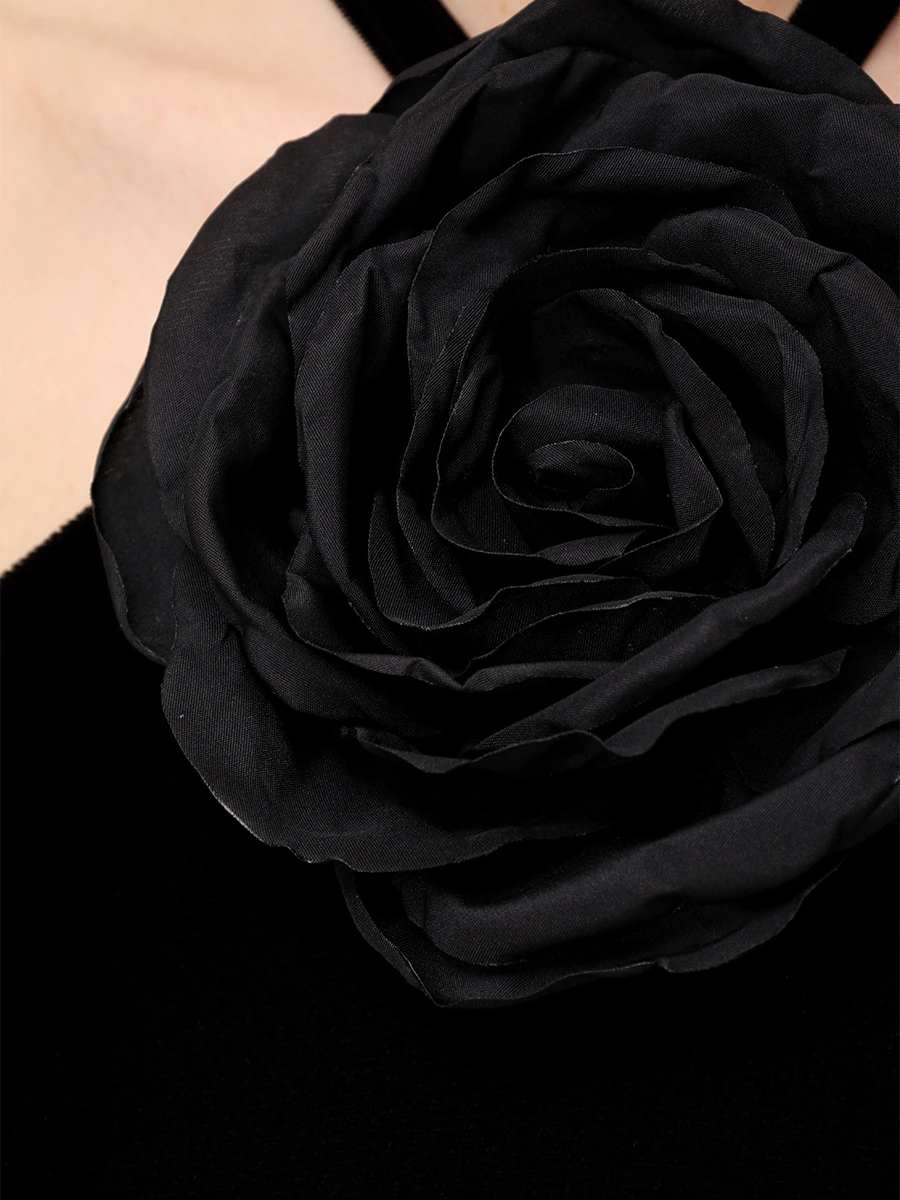 Платье бархатное