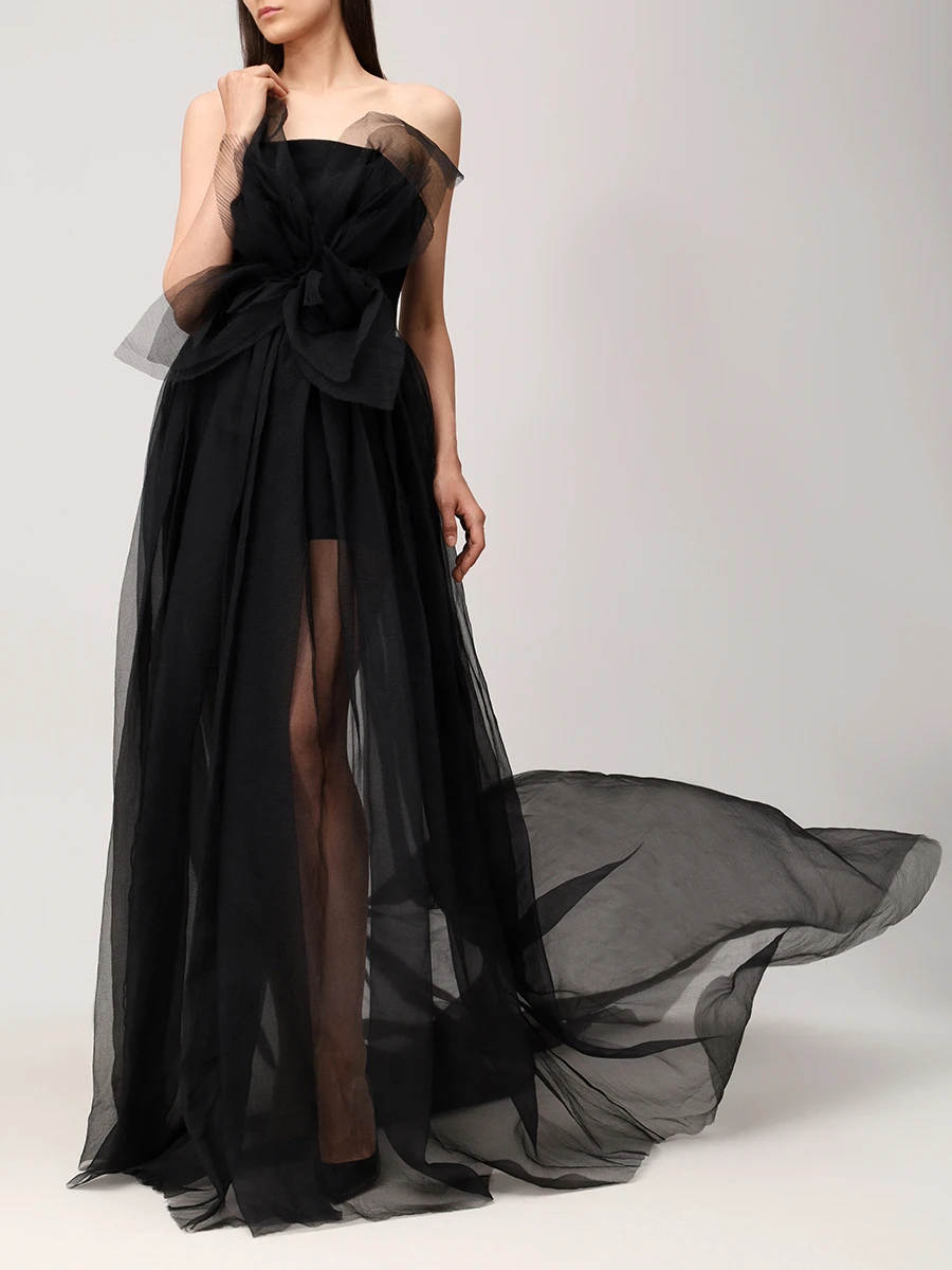 Платье из вискозы