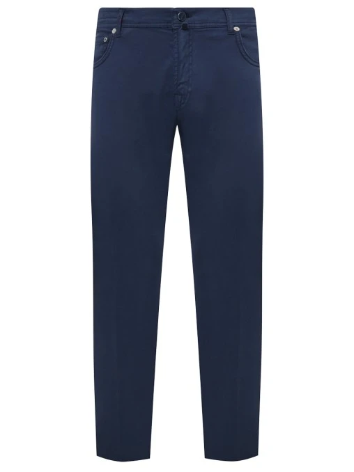 Брюки Slim Fit хлопковые KITON