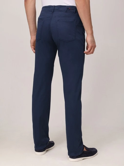 Брюки Slim Fit хлопковые KITON