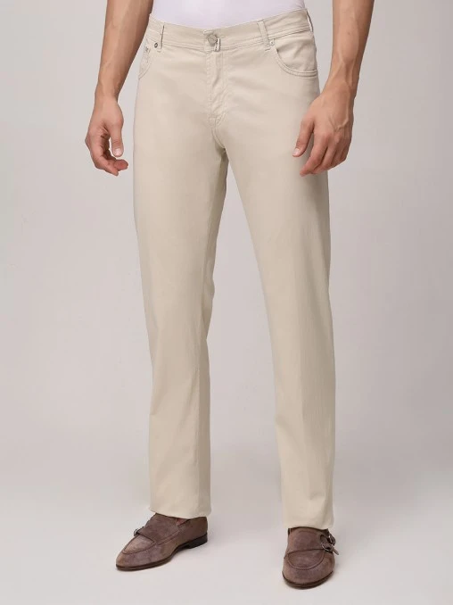 Брюки Slim Fit хлопковые KITON