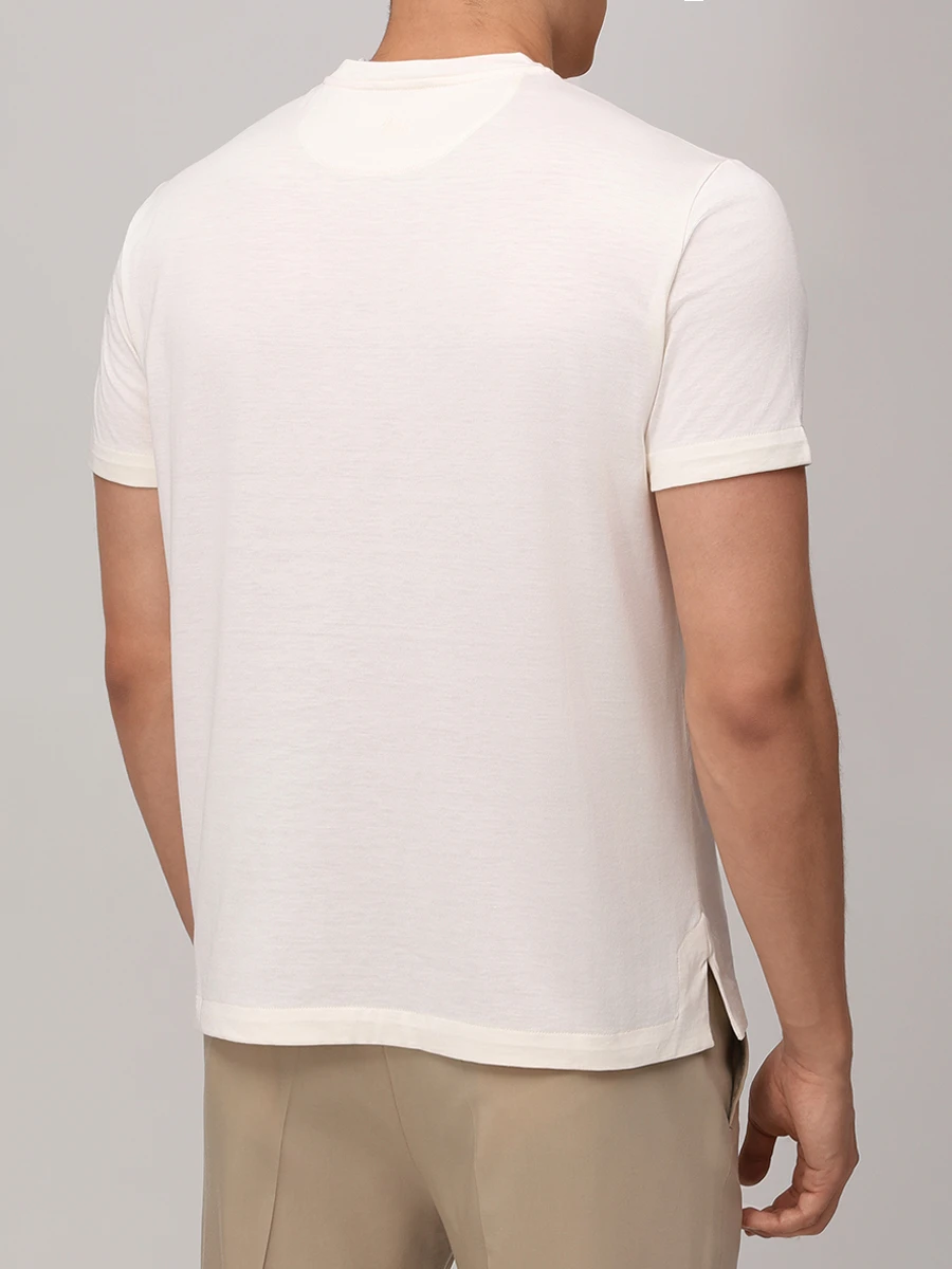 Футболка из шелка и хлопка