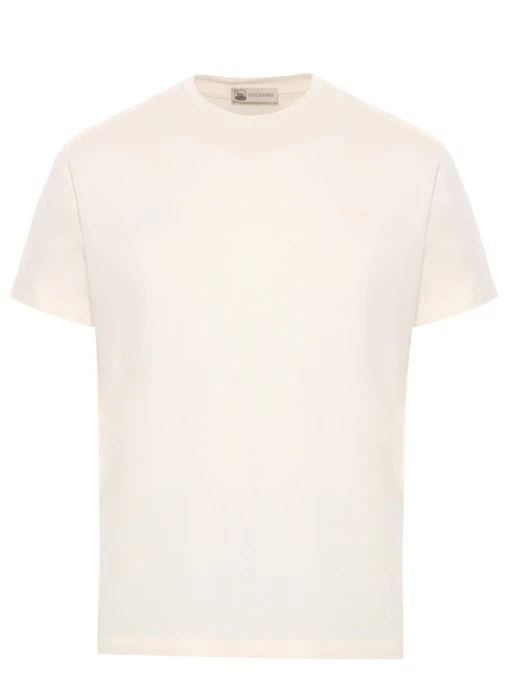 Футболка из шелка и хлопка COLOMBO