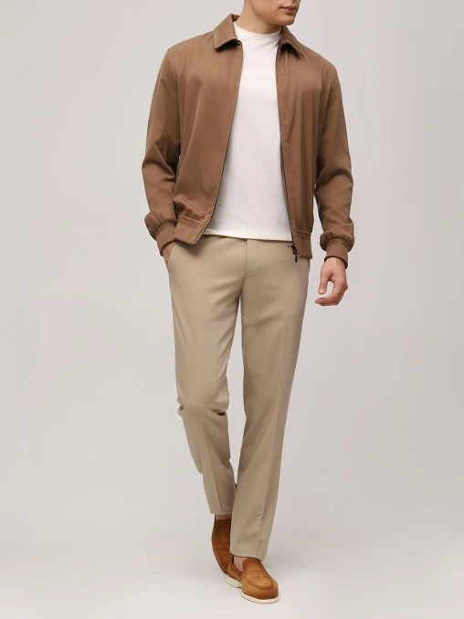 Футболка из шелка и хлопка COLOMBO