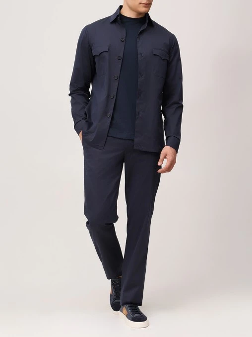 Футболка из шелка и хлопка COLOMBO