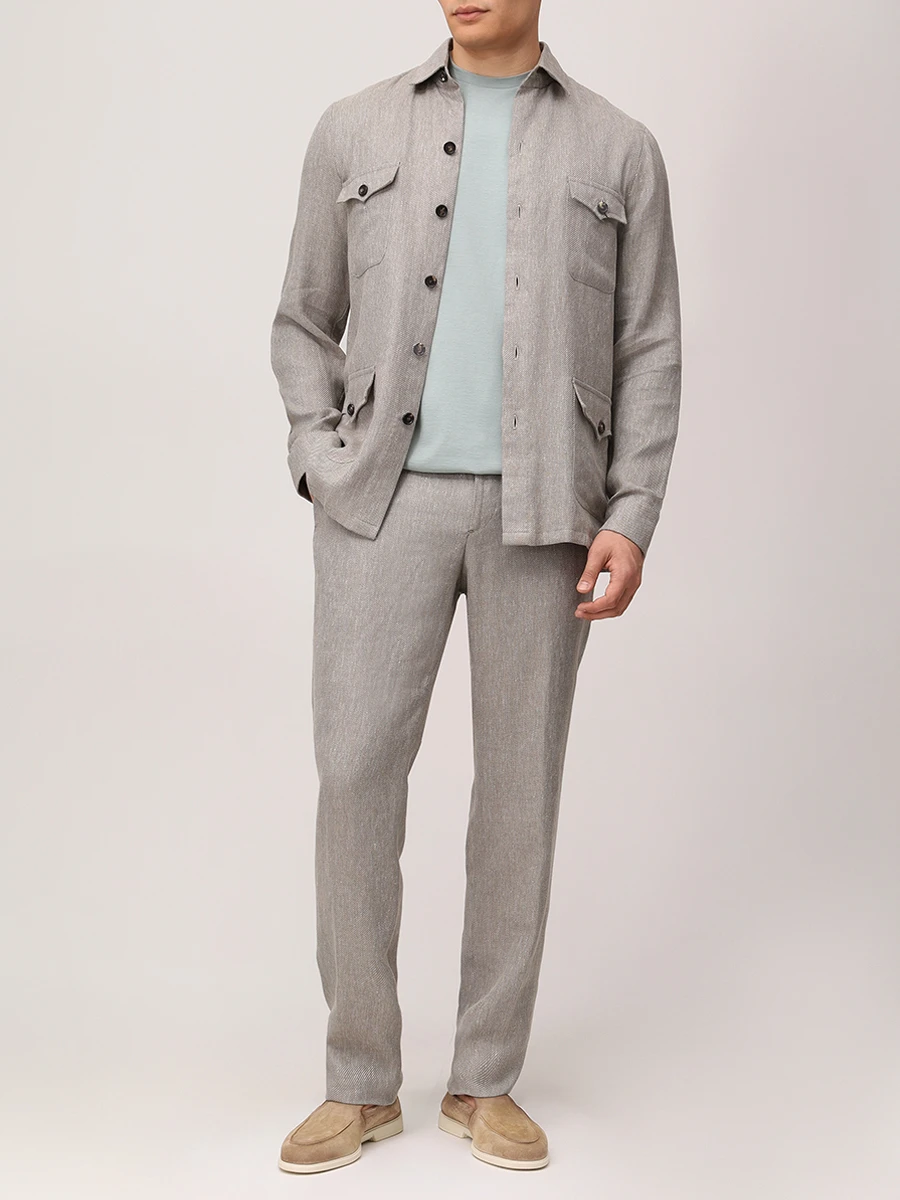 Футболка из шелка и хлопка