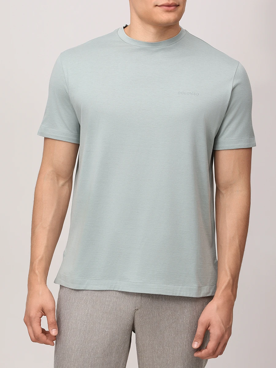 Футболка из шелка и хлопка