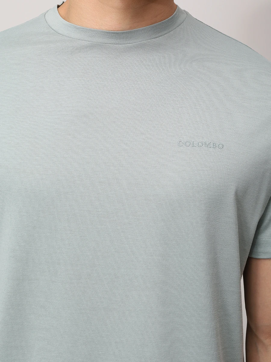 Футболка из шелка и хлопка