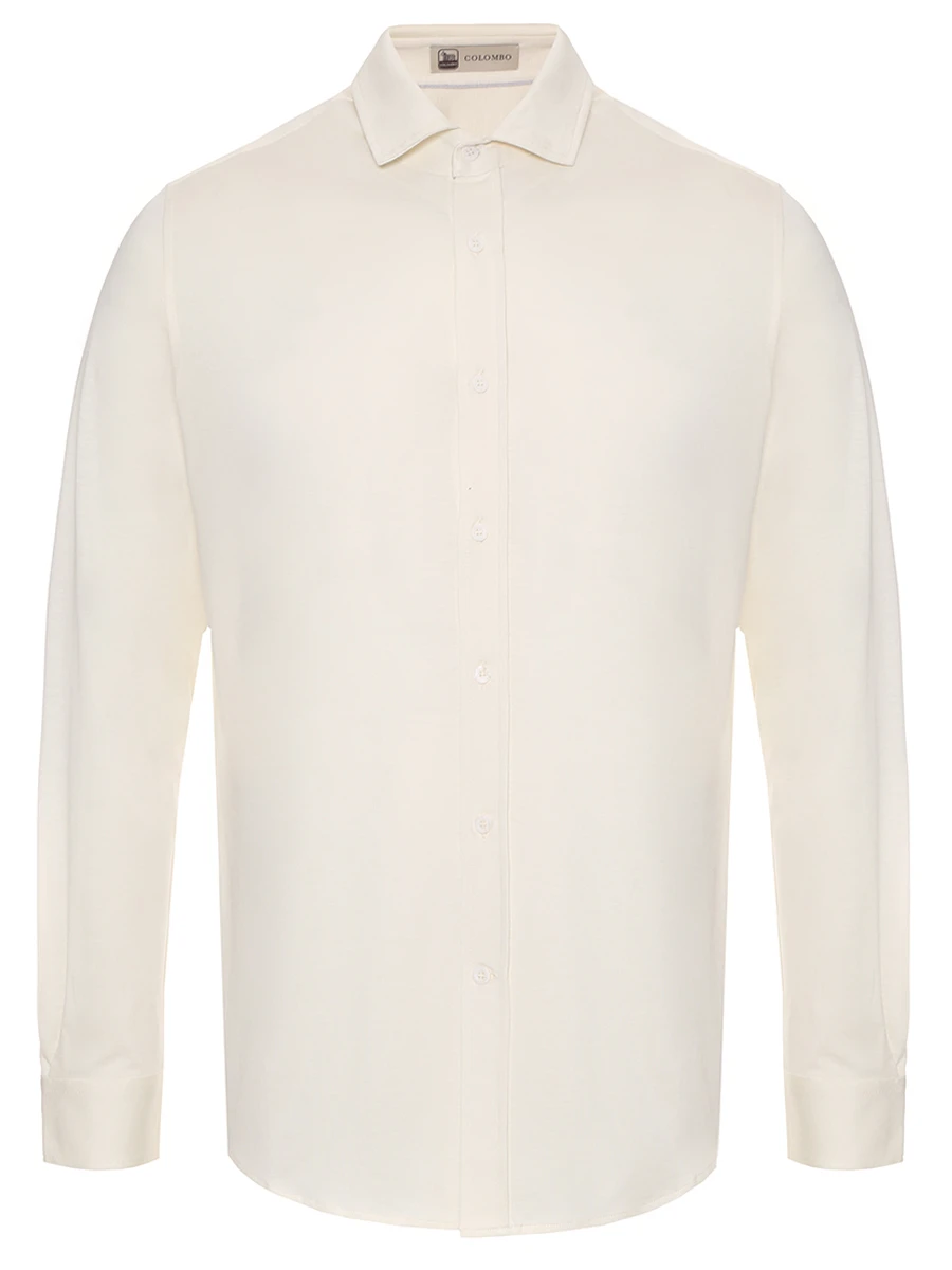 Рубашка Regular Fit из шелка и хлопка