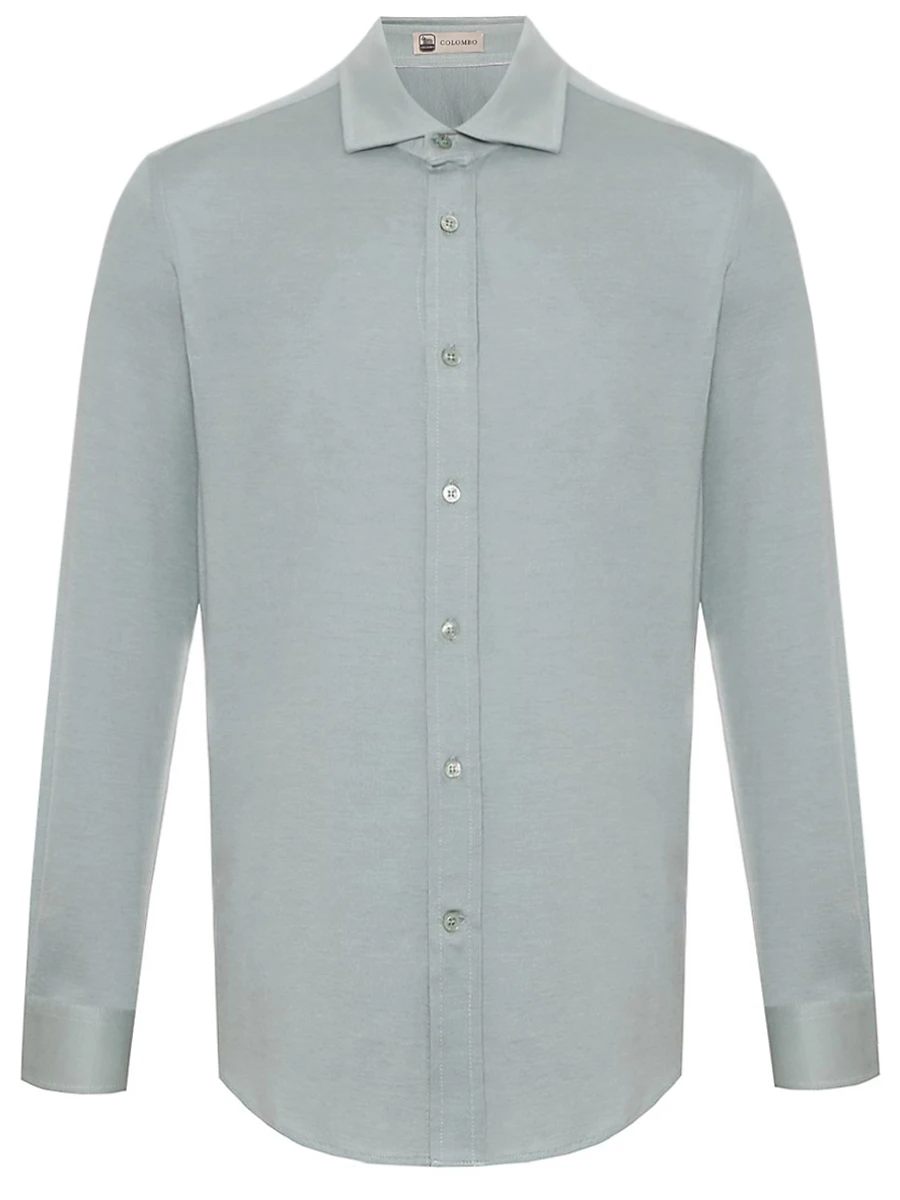 Рубашка Regular Fit из шелка и хлопка