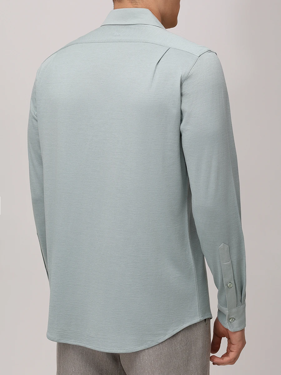 Рубашка Regular Fit из шелка и хлопка