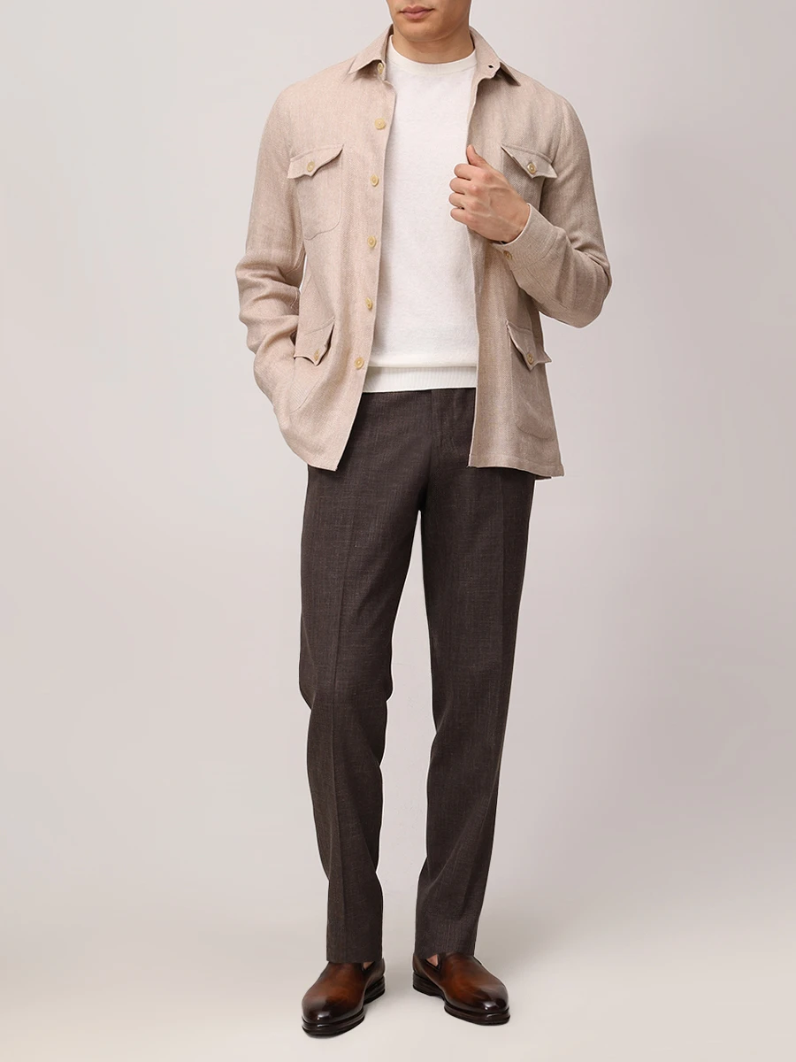 Брюки шерстяные