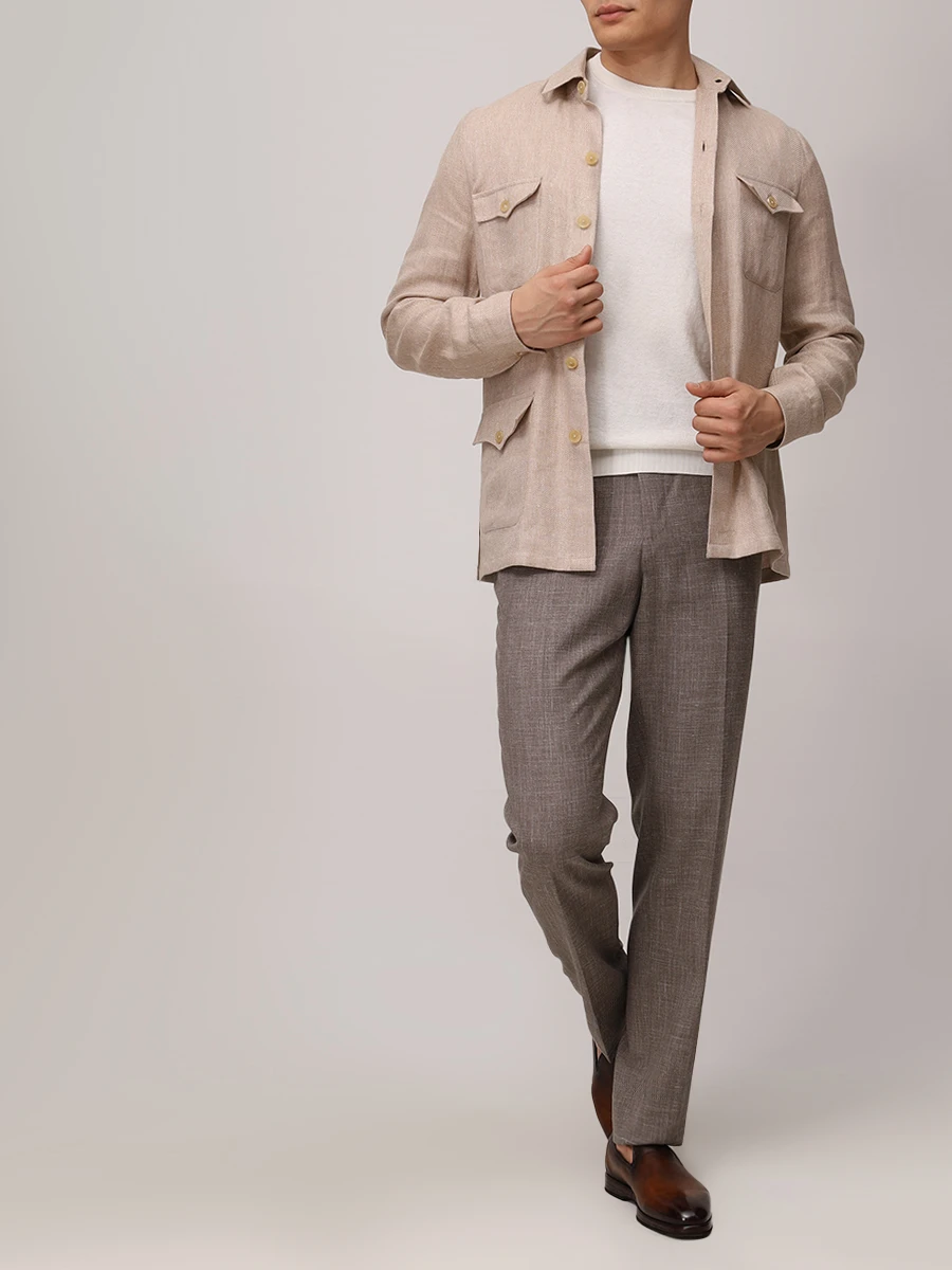 Брюки шерстяные