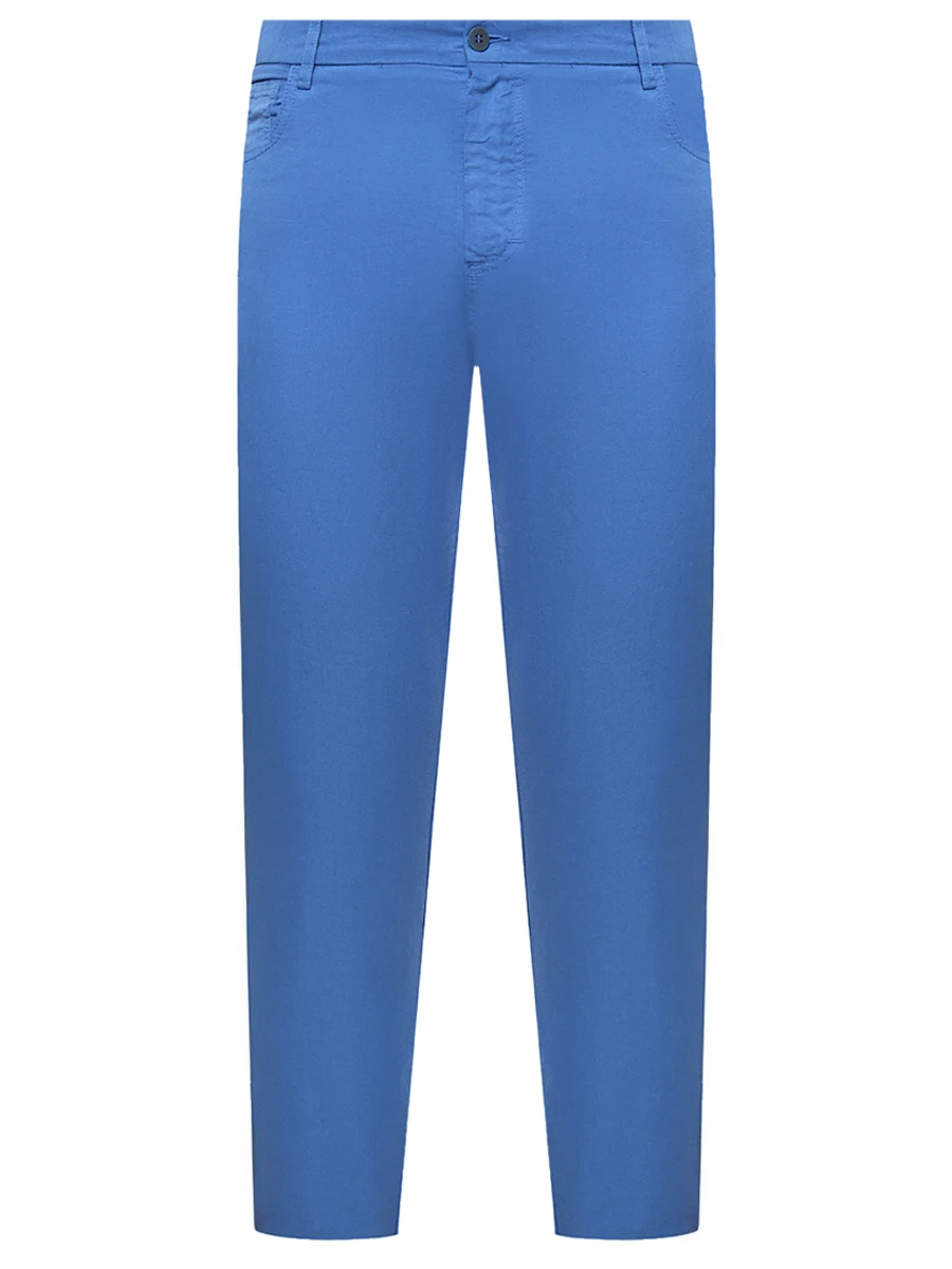 Брюки изо льна и хлопка