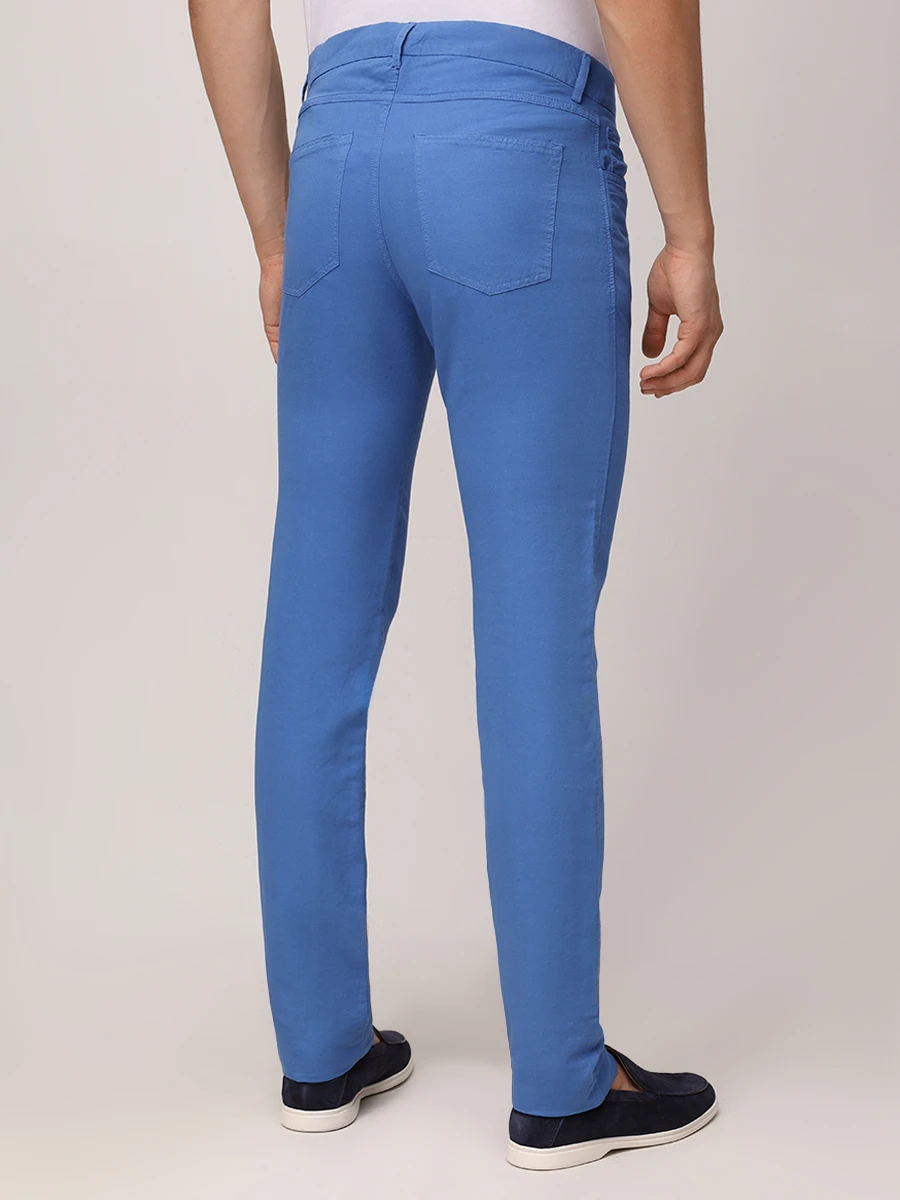 Брюки изо льна и хлопка