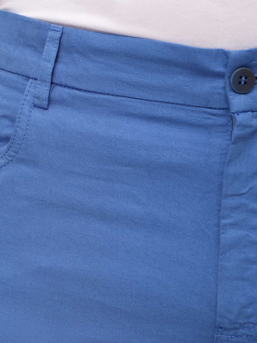 Брюки изо льна и хлопка