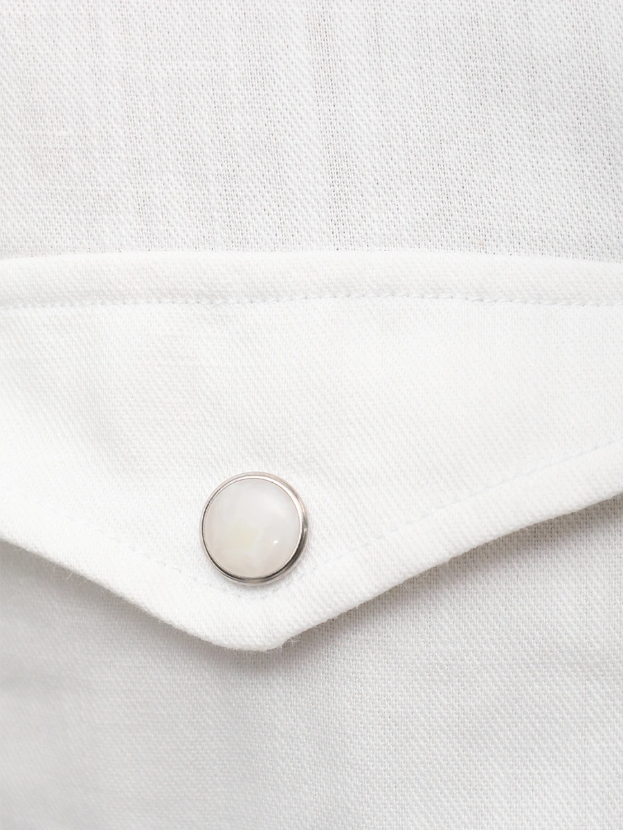 Рубашка из хлопка и льна