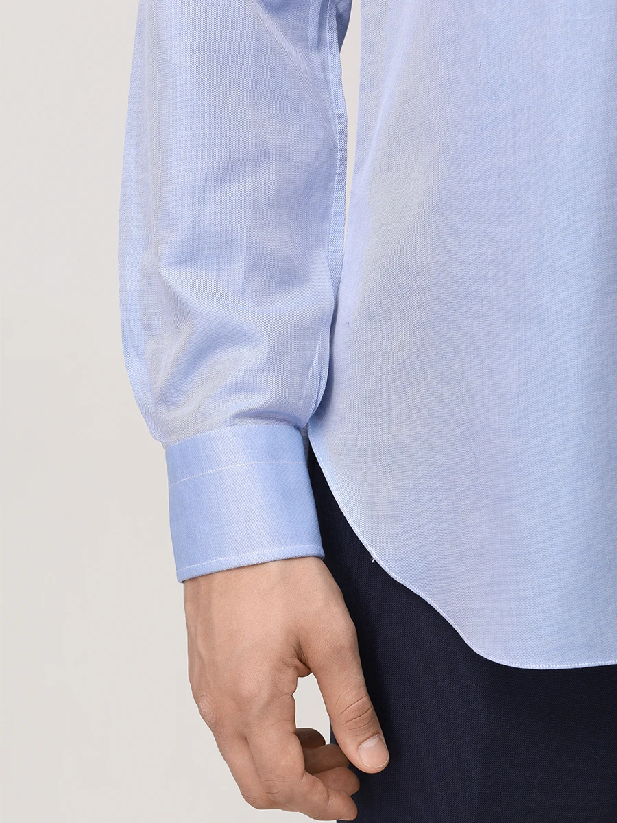 Рубашка из хлопка и льна