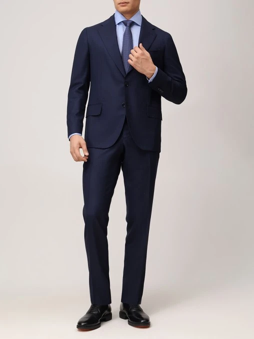 Рубашка из хлопка и льна BARBA