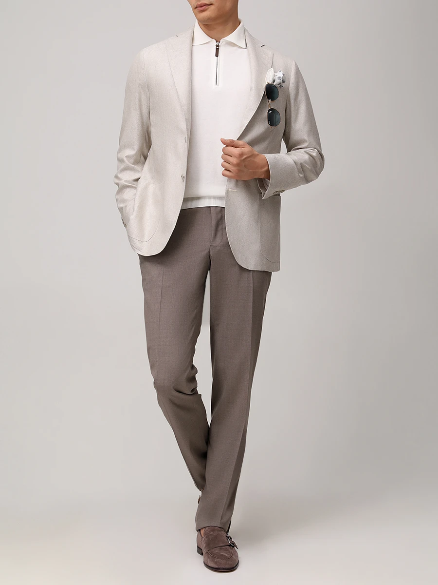 Пиджак из шелка и кашемира