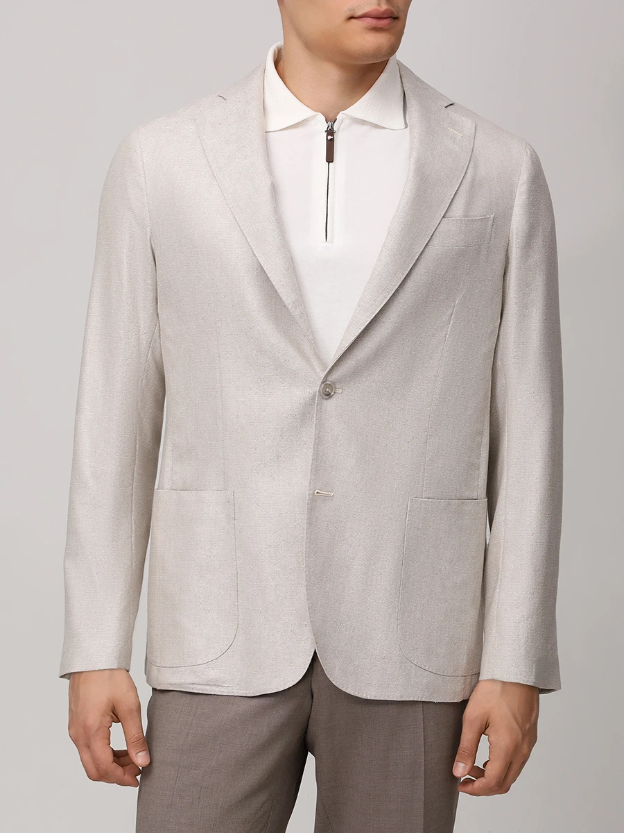 Пиджак из шелка и кашемира