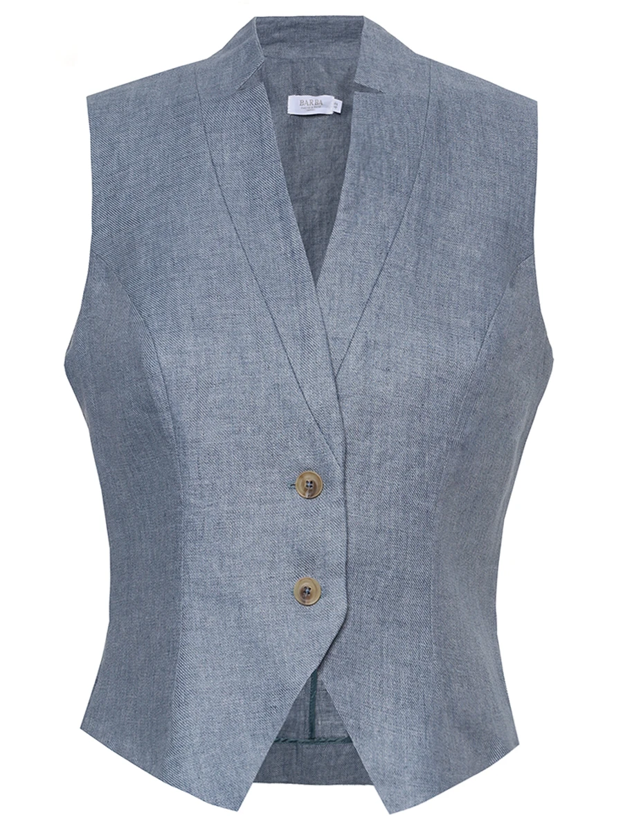 Жилет льняной