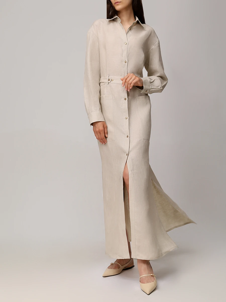 Платье льняное