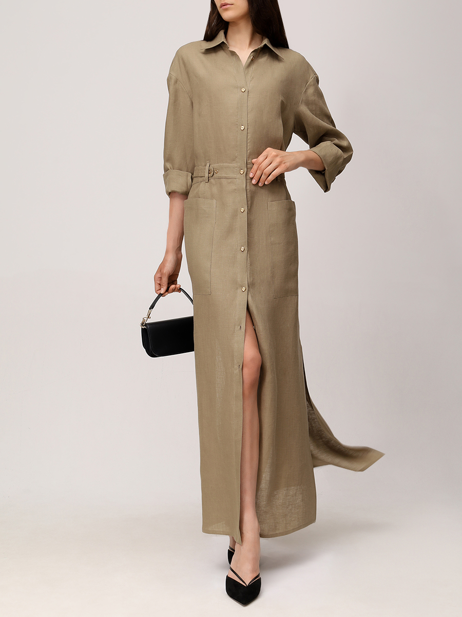 Платье льняное