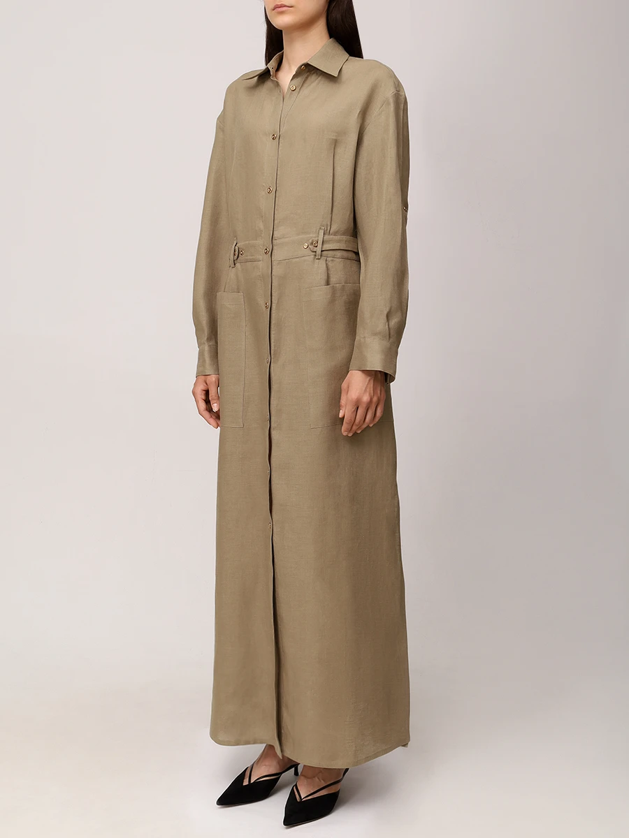 Платье льняное