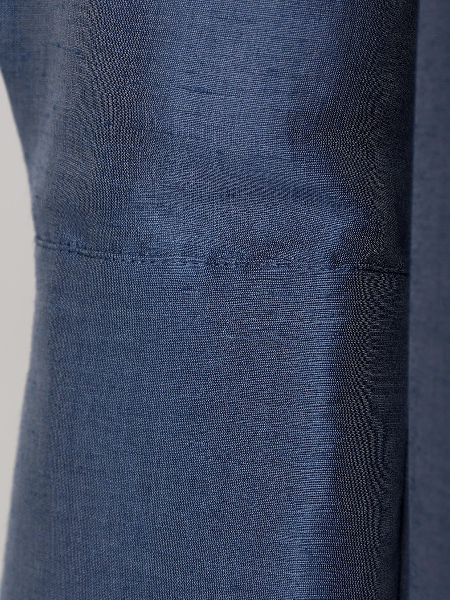 Платье изо льна и шелка