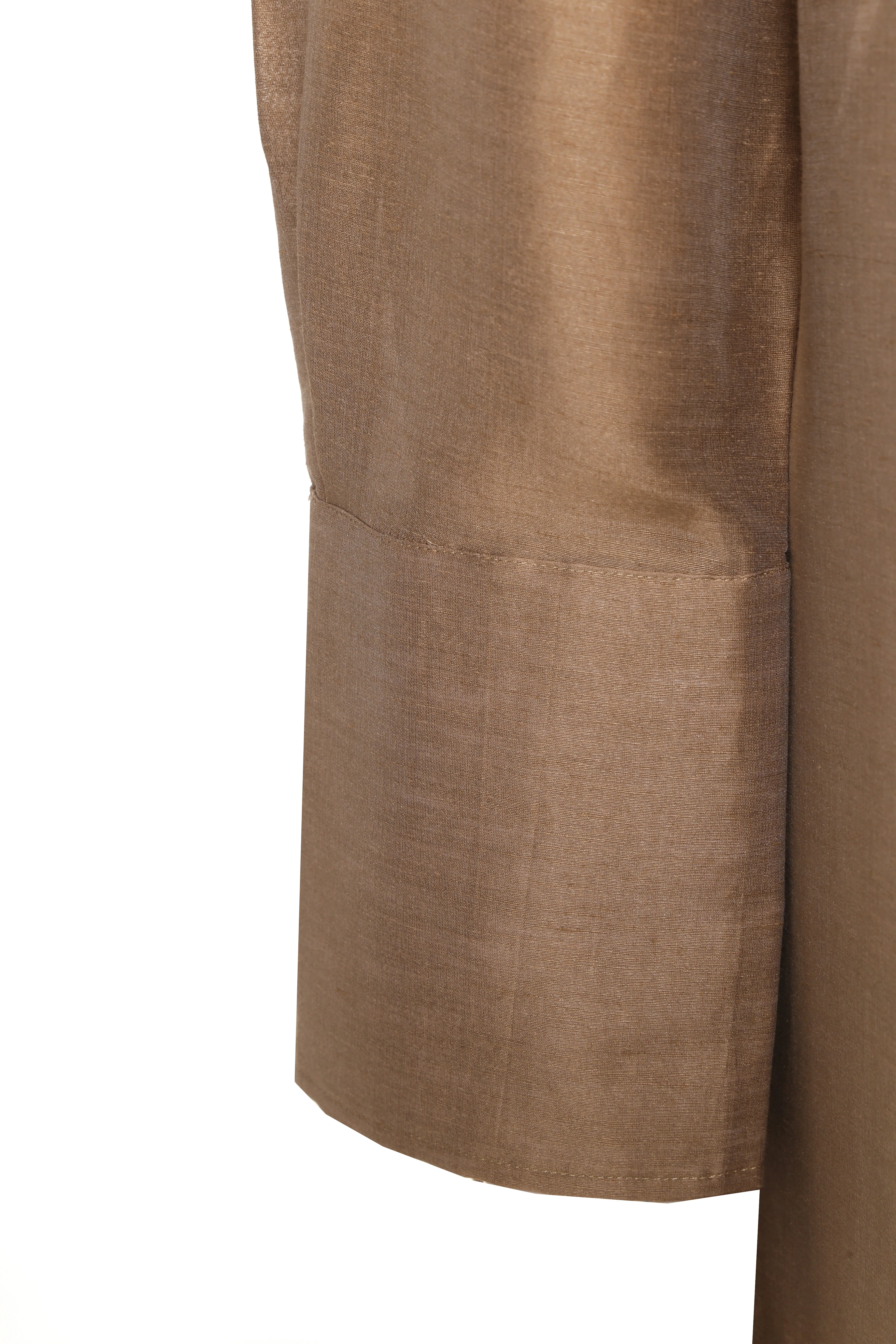 Платье изо льна и шелка