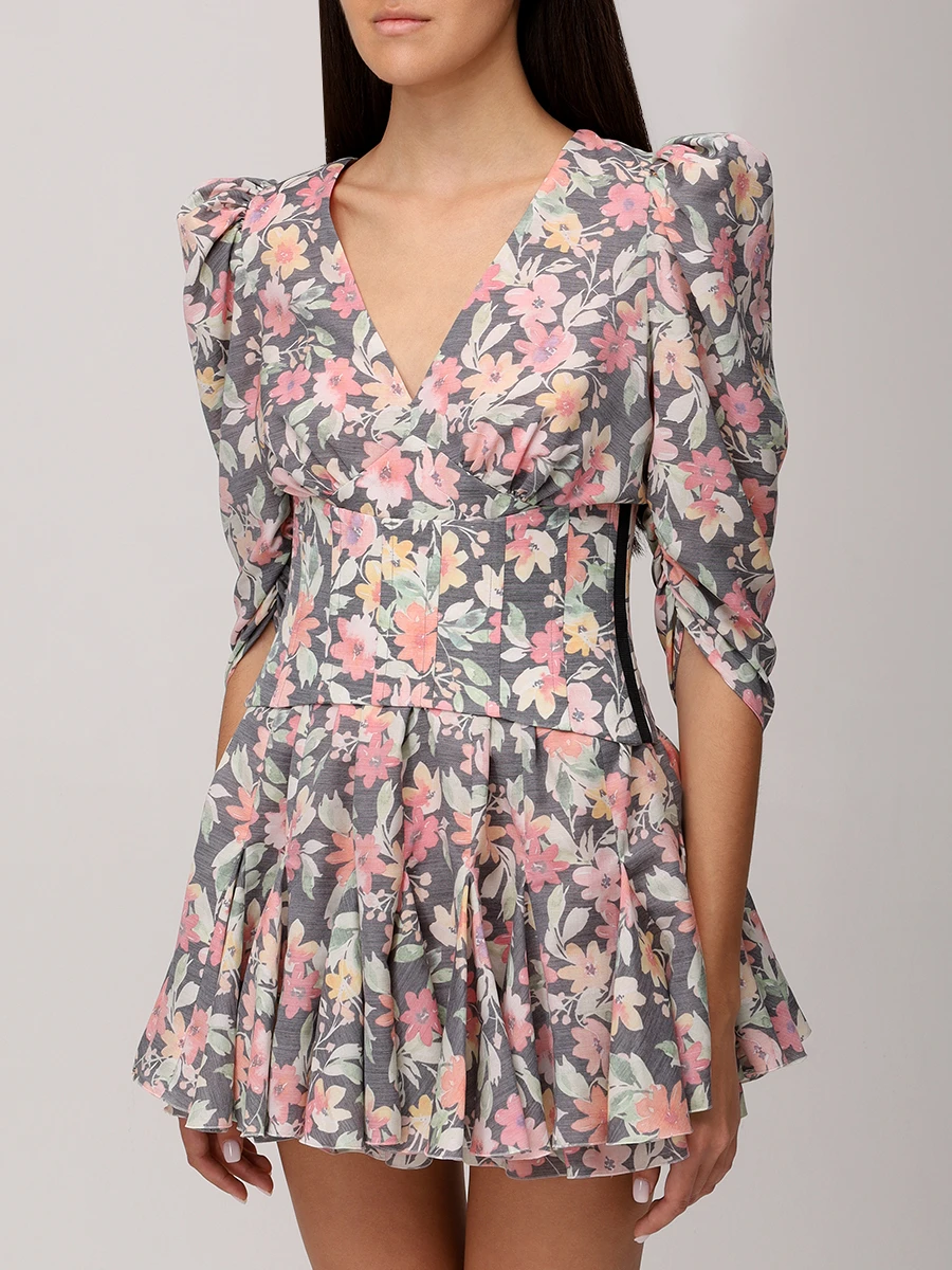 Платье с принтом